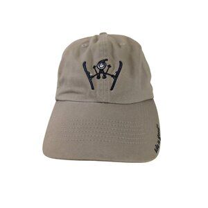 Life Is Good Chill Cap Hat Snow Ski Jump Adult OS‎ Adjustable Tan Cotton